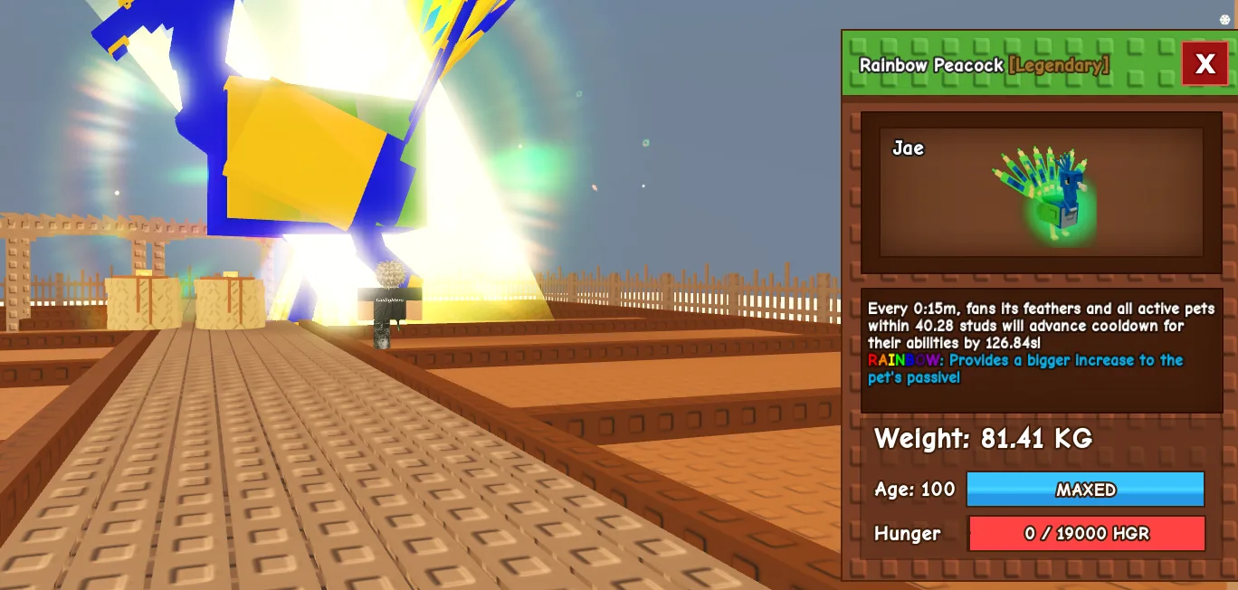 81kg titanic peacock rainbow no lag cheap — Account account