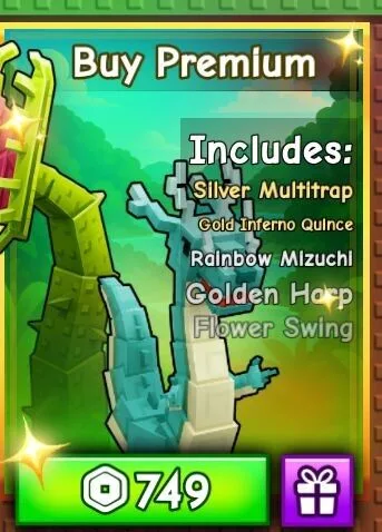 Grow a Garden - Premium pass 749R
