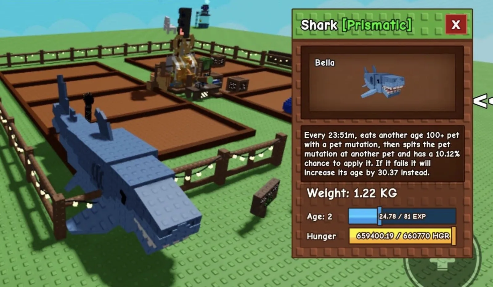 SHARK NEWEST GROW A GARDEN DLC PET ON HAND FAST DELIVERY LIMITED EXISTENCE
