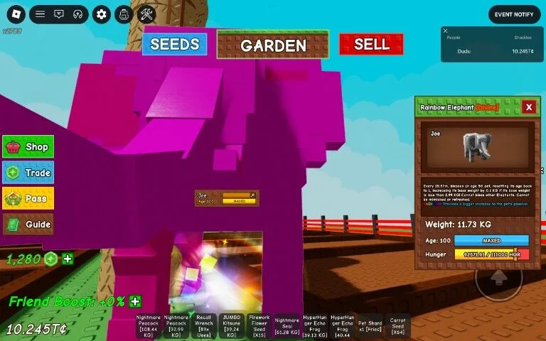 RAINBOW ELEPHANT CHEAP AND FAST DELIVERY !!! — Account account