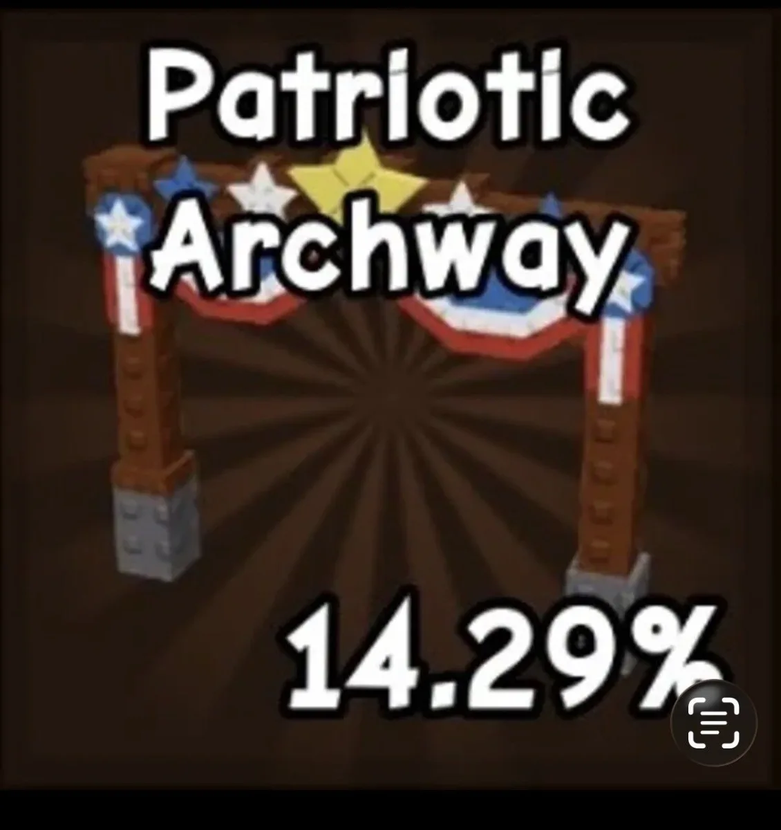 Patriotic archway