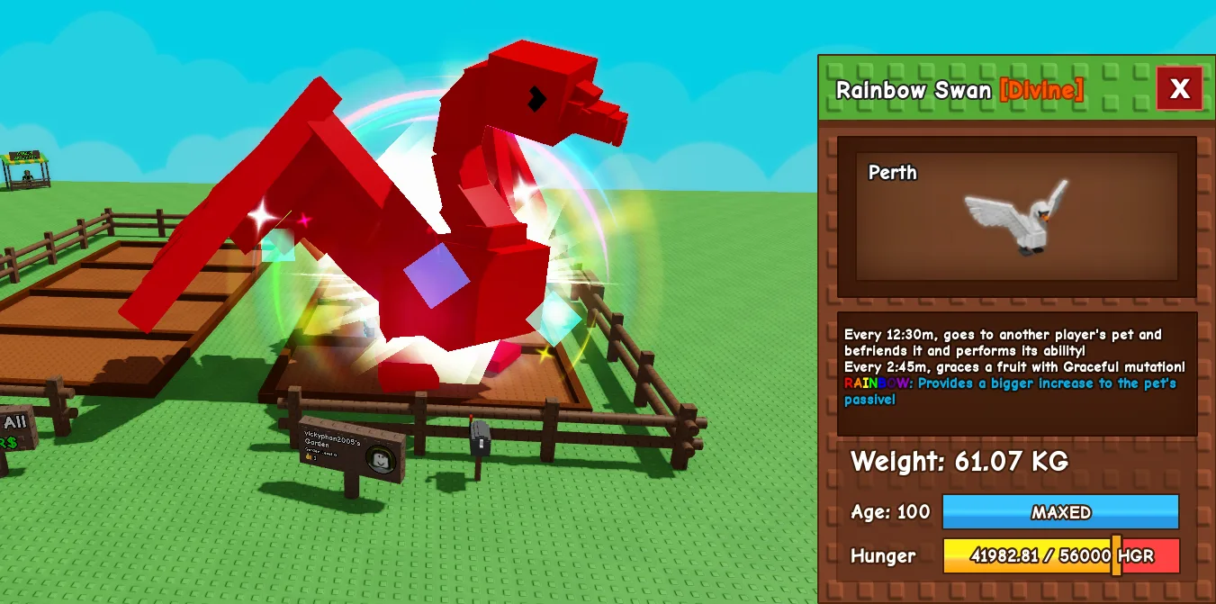 60kg+ Rainbow Swan — Account account