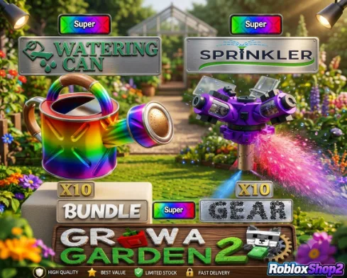 BUNDLE SUPER GEAR WATERING CAN SPRINKLER 10PCS READY TO USE LIMITED STOCK - GROW A GARDEN2