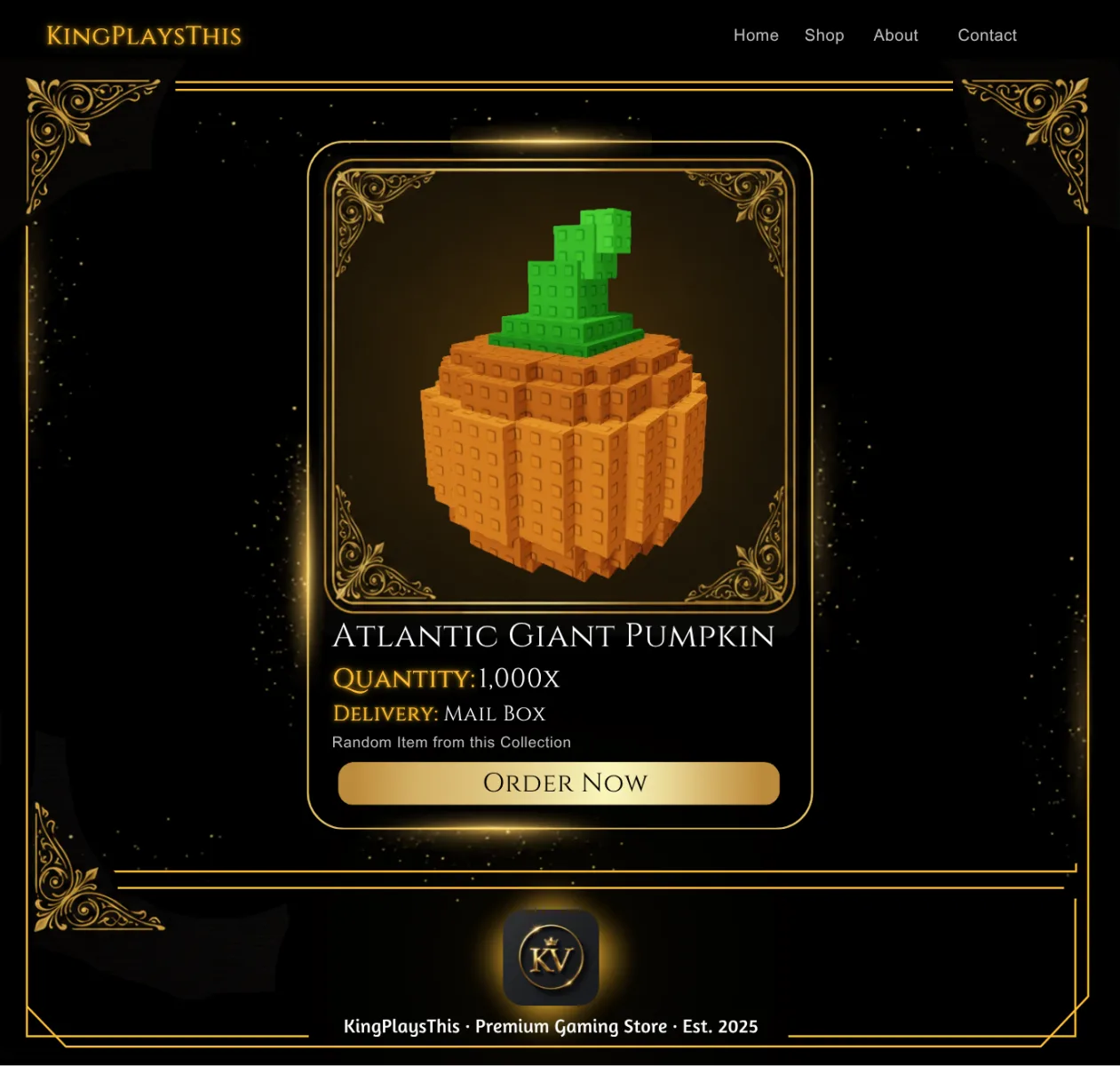 Atlantic Giant Pumpkin Seed (Legendary)