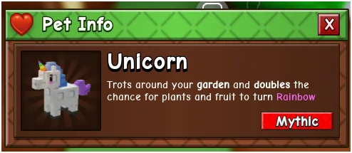selling unicorn grow a gadern 2 — Account account