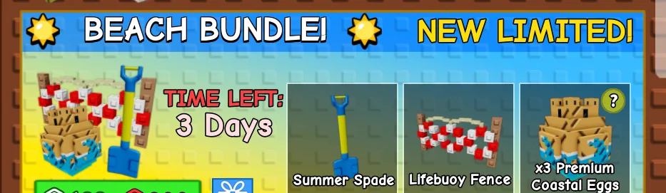 Beach Bundle Limited // super handsome // Summer Spade + Lifebuoy Fence + x3 Premium Coastal Eggs