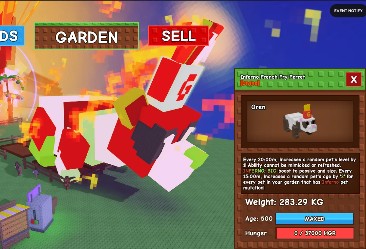 280.71kg+ Inferno French Fry Ferret