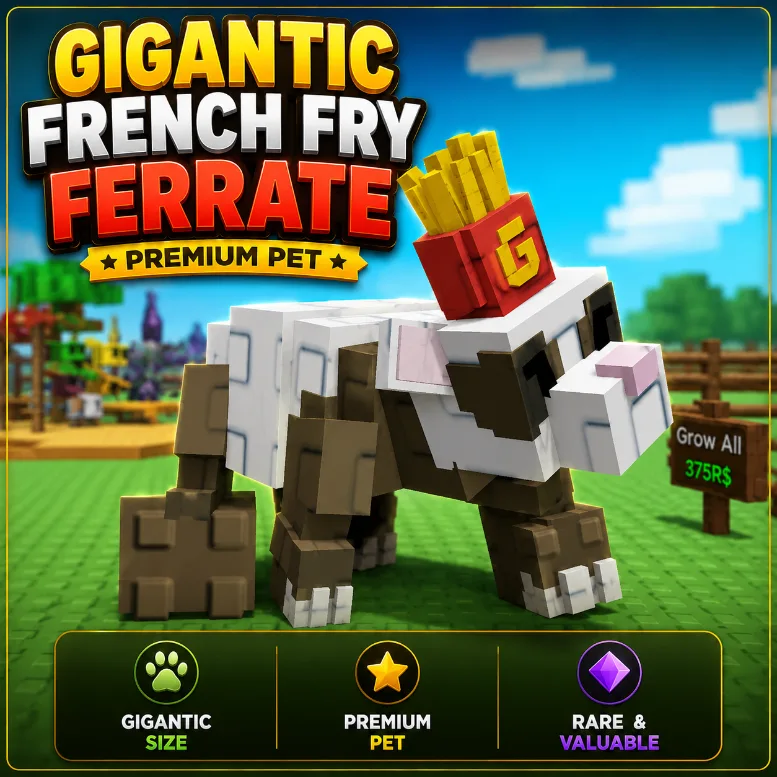 Gigantic French Fry Ferret Instant Delivery