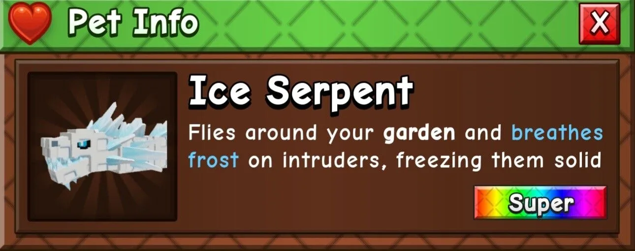 Ice Serpent (Super) — Account account