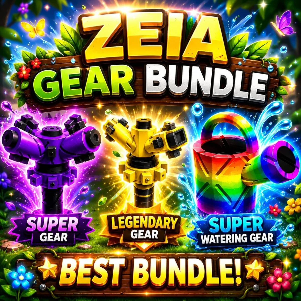 Best Gears 1x Super Sprinkler + 1x Super Watering Can + 1x Legendary Sprinkler Quick Delivery — Account account
