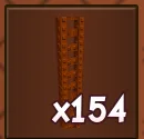 1x Dark Oak Ladder