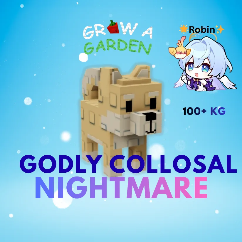 Godly Collosal Nightmare Shiba Inu - 100+KG - 5s CD - Ez Free Seed - Grow a Garden