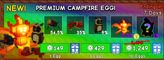 Premium Campfire Egg 50x — Account account