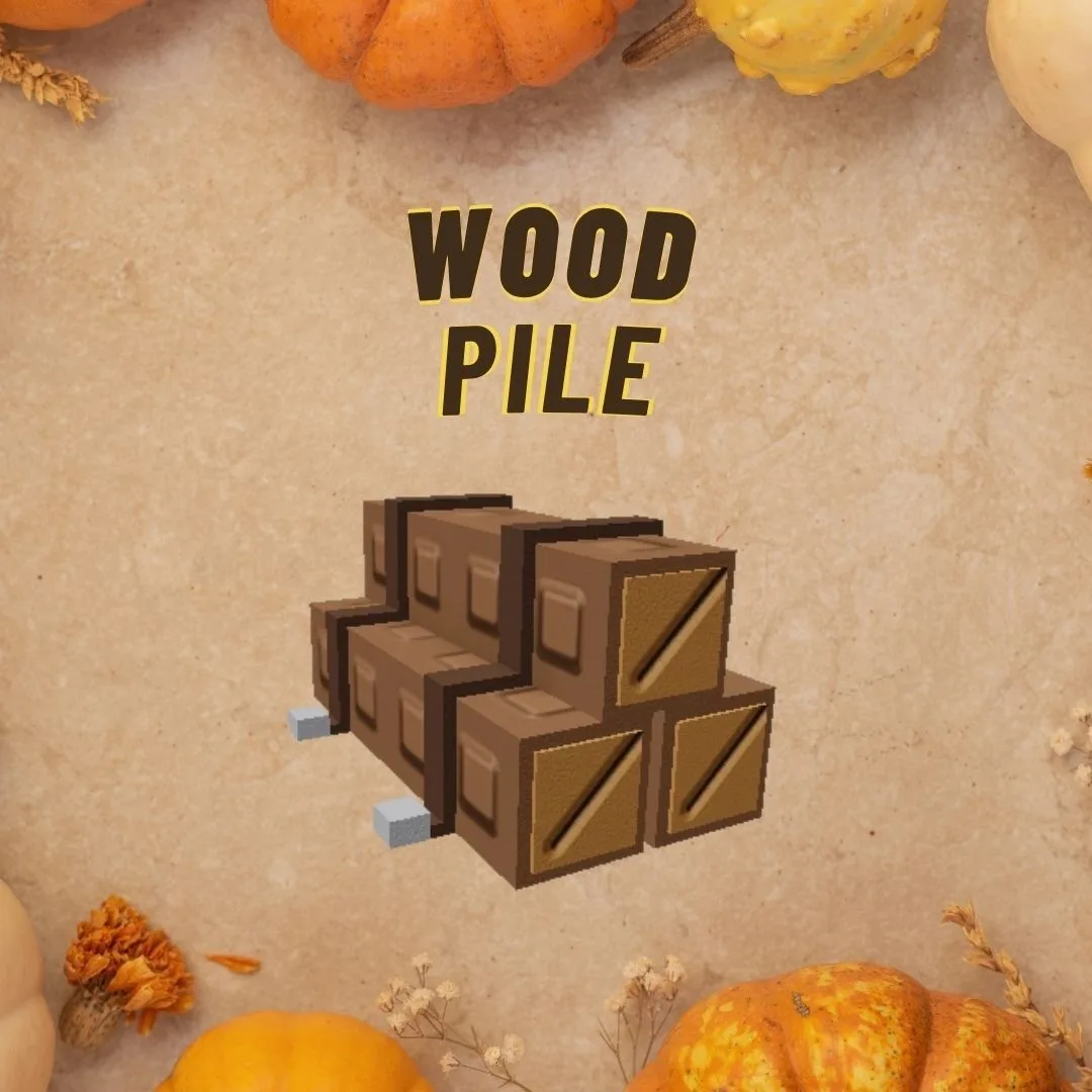 Wood Pile INSTANT DELIVERY - Grow a Garden 2
