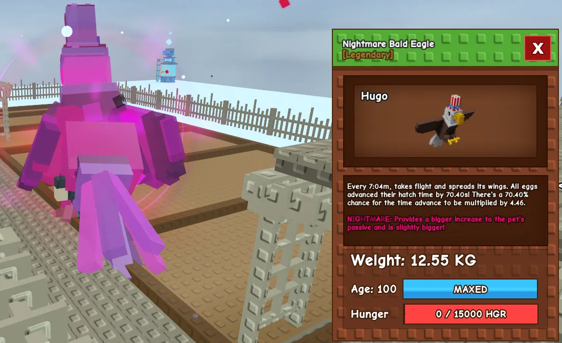 bald eagle nightmare age 100 random size — Account account