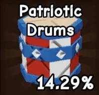 Get Props Patriotic Drums Grow a Garden 2 Instant Delivery Safe trade GAG2