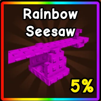 x1 RAINBOW SEESAW