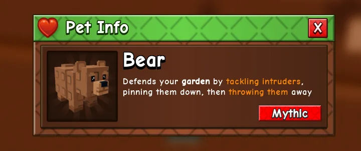 Bear (Mythic) — Account account