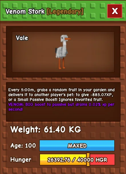 60kg+ VENOM STORK super handsome and cute