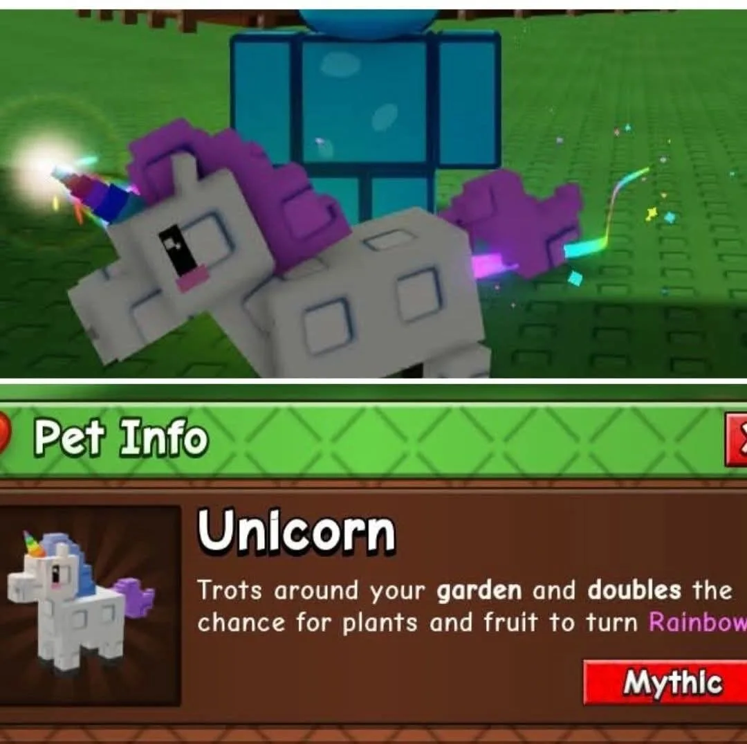Unicorn Grow A Garden 2 — Account account