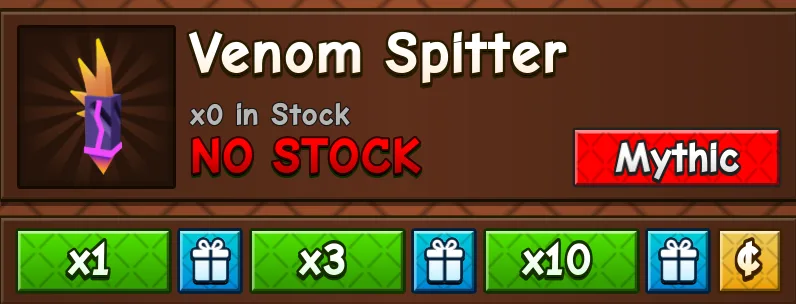 Venom Spitter Seed (Mythic)