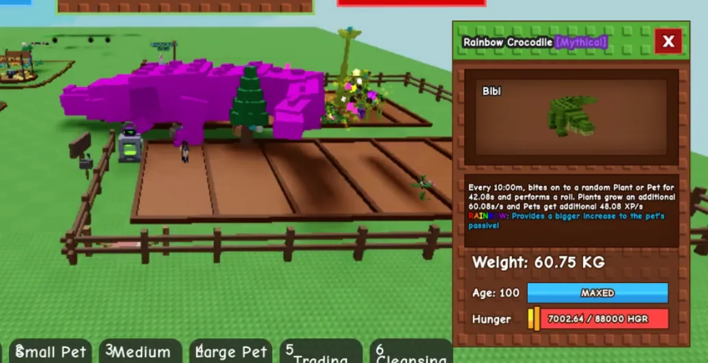60kg+ RAINBOW CROCODILE super handsome