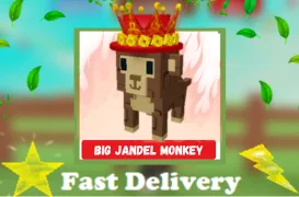 Big Jandel Monkey Pet Grow a Garden 2 Fast Delivery (Mythic)