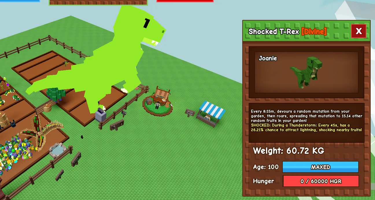 60kg+ Shocked T-rex super handsome and cute
