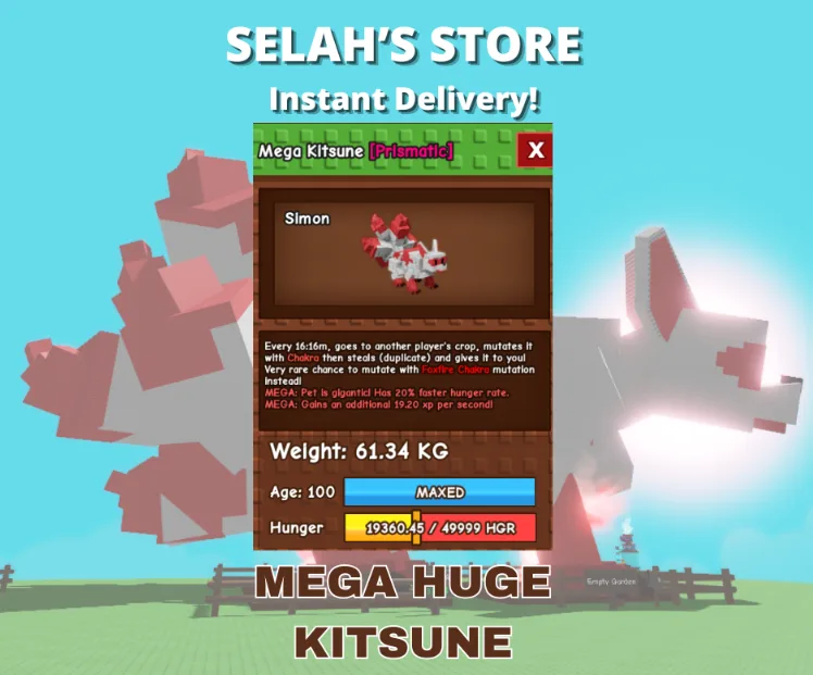 Mega / Jumbo Huge Kitsune 60kg+