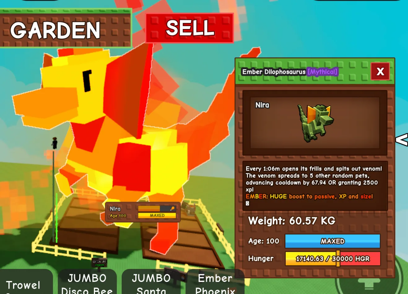 Titanic Huge EMBER Dilophosaurus 60kg+ Age 100 1+ minute CD — Account account