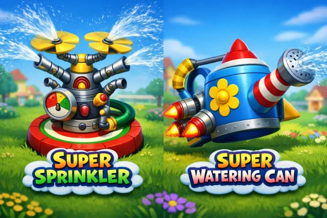 1X SUPER SPRINKLER+ SUPER WATERING CAN