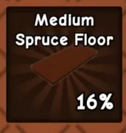 Medium Spruce Floor