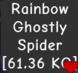 60kg+ rainbow ghostly spider super handsome — Account account