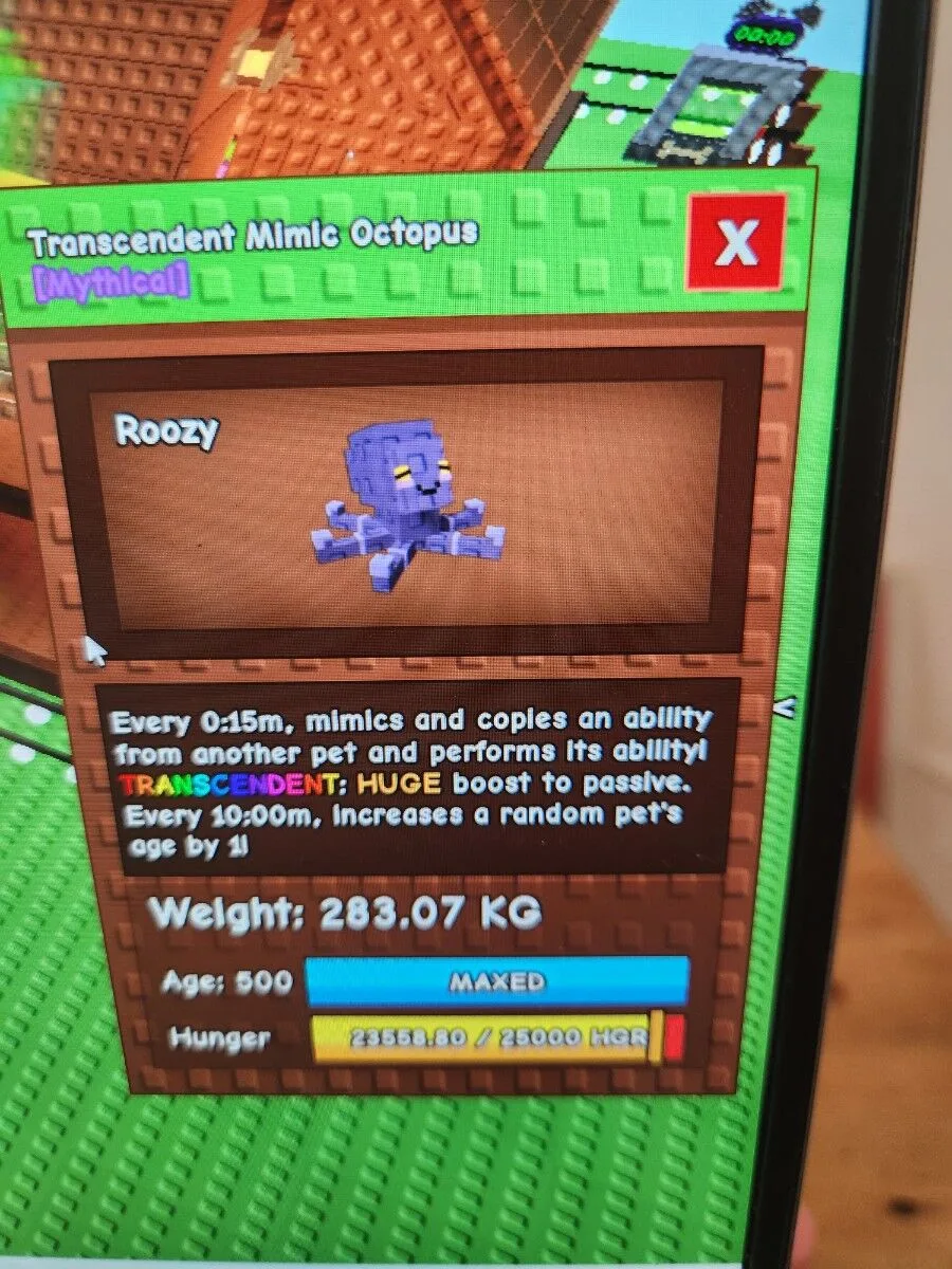 MIMIC TRANSCENDENT 281KG + 15s CD Purchase 4 Mimics and receive 400 bonus tokens!