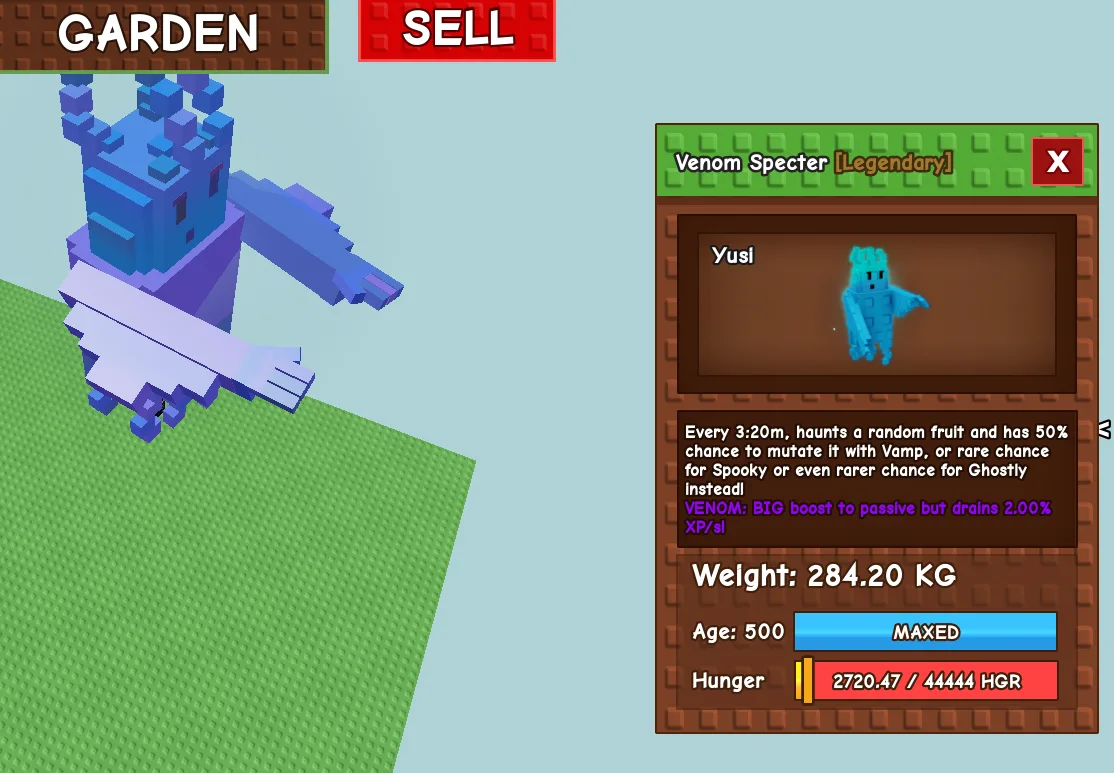 280kg+ Venom Specter super handsome// max capped power//ready to use//instant delivery