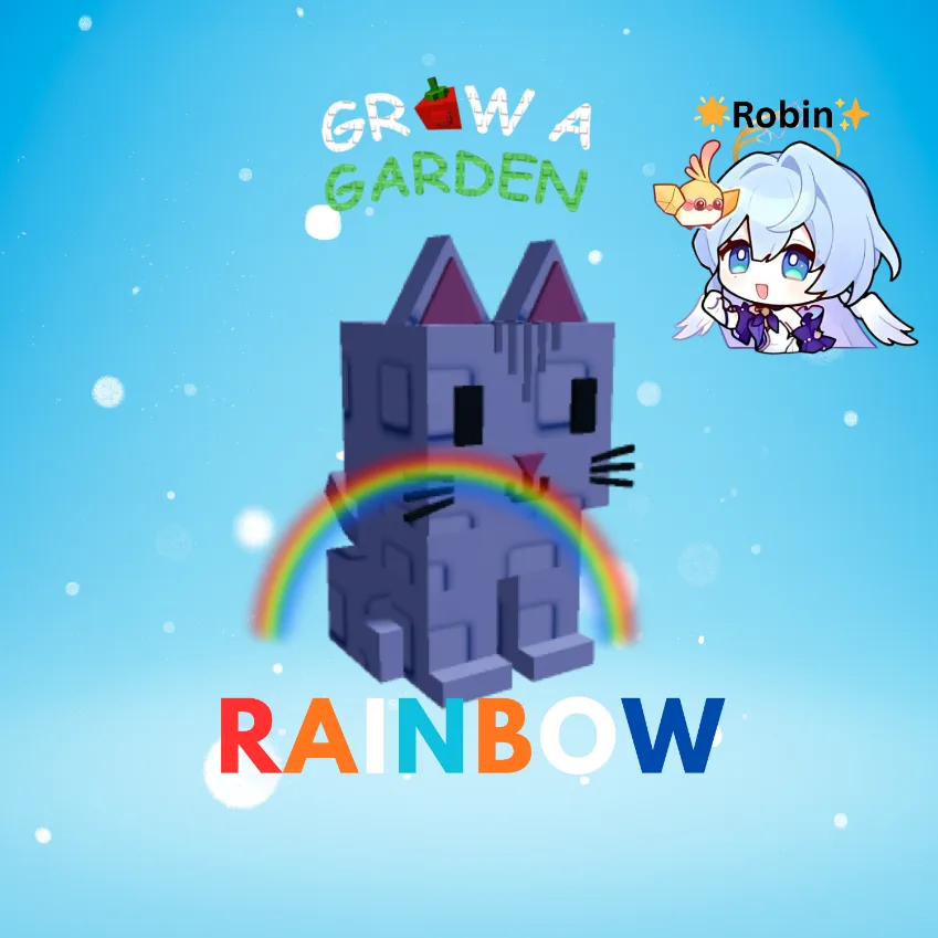 Rainbow Moon Cat - Grow a Garden — Account account