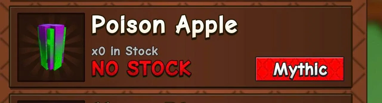 Poison Apple Seed (Mythic)