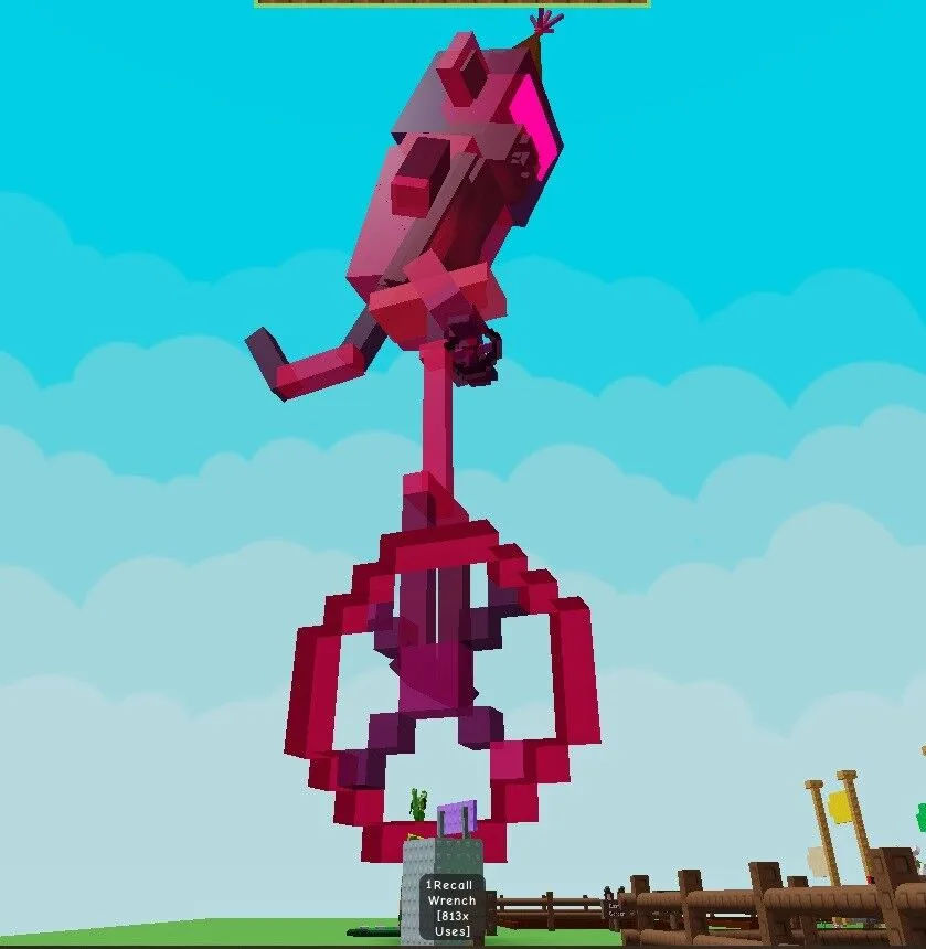 Titanic Nightmare Unicycle Monkey 65.29kg Huge Godly 44 Speed Can use with Ruby Squid for Super speed for Egg War Event - Nesso (EP)