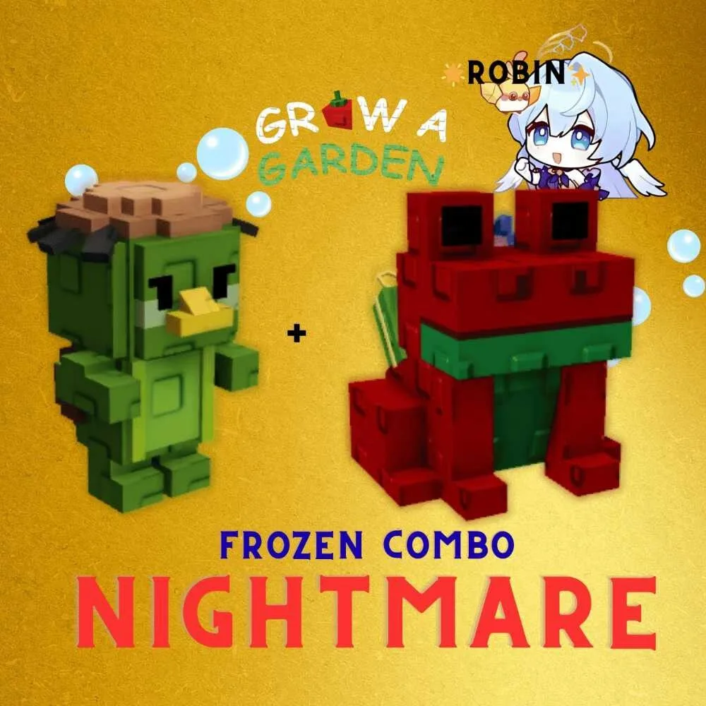 1x Nightmare Kappa + 1x Nightmare Mistletoad - Frozen Combo - Grow a Garden — Account account