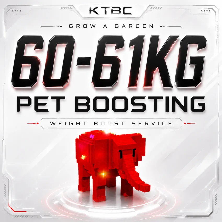 Grow A Garden 60-61KG Boosting Fast Process Trusted Seller KTBC — Account account