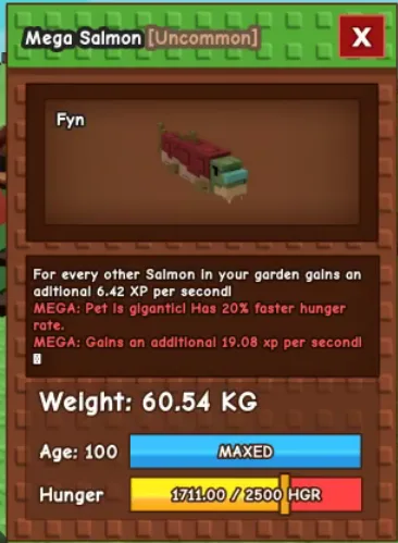 60kg+ Mega Salmon super handsome and big// this is not raccoon//because i run out of tag limitation so i randomly pick this// this is mega salmon :
