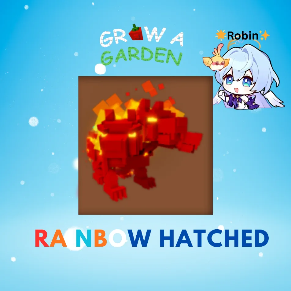 Rainbow Hatched Cerberus - Grow a Garden — Account account