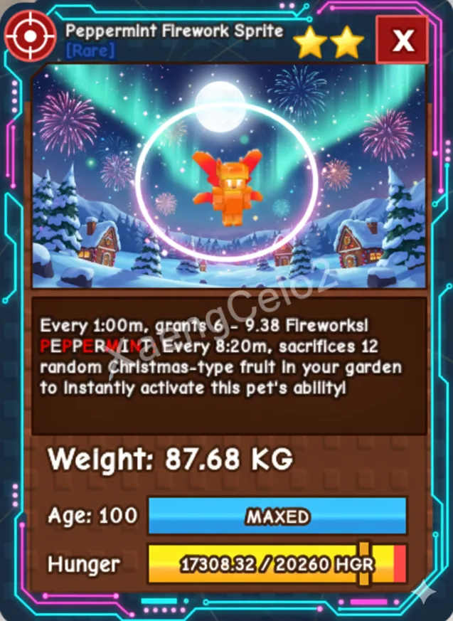 NEW 87.68KG SEMI GODLY PEPPERMINT FIREWORK SPRITE 1 MIN MAX CD - NO TOY l MAX AGE - READY TO USE - LIMITED STOCK — Account account