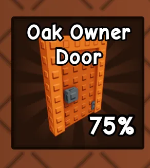 x3 OAK OWNER DOOR