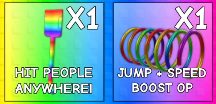 Rainbow Shovel Pack (Rainbow Coil + Rainbow Shovel) Grow a Garden