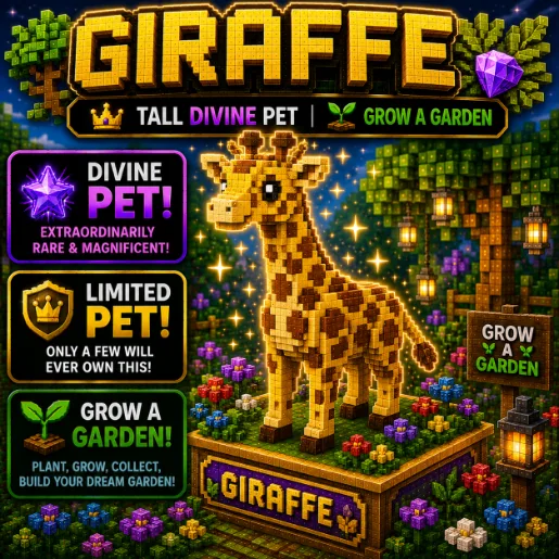 Giraffe Tall Divine Pet Grow a Garden — Account account