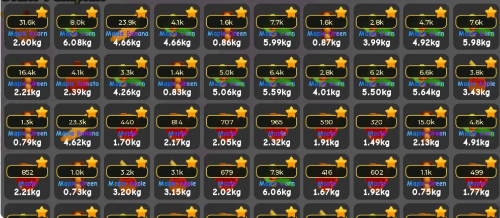 15 AURORA MUTATION FRUIT FOR DAILY QUEST