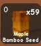 1x Maple Bamboo Seed INSTANT DELIVERY
