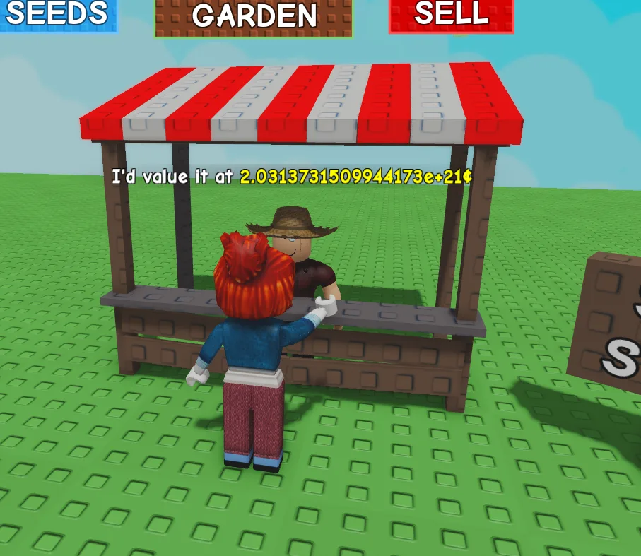 2 Sextillion Grow a garden