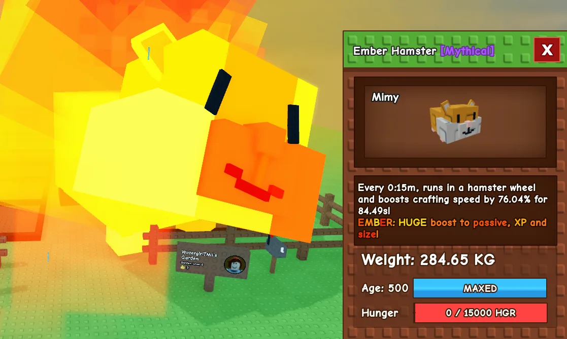 283.28kg+ Ember Hamster